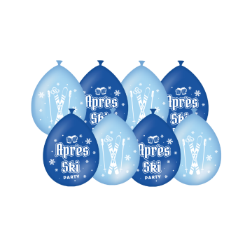 Apres Ski ballonnen, 8 st
