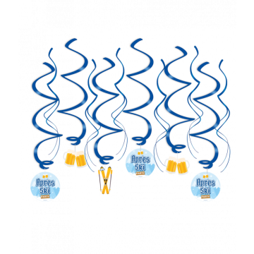 Apres Ski Hangdecoratie, 12 st