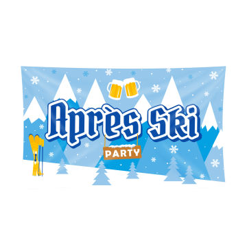 Apres Ski Party vlag, XXL