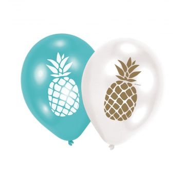 Ballon Ananas 6 stuks