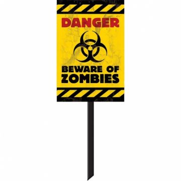 Beware of the Zombies bord