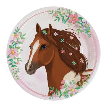 Paarden borden feestje, 8 st
