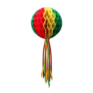 Carnaval honeycomb 20 cm brandveilig