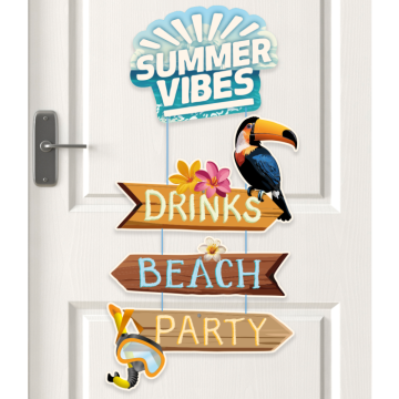 Deur deco Summer Vibes