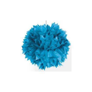 Pompom blauw