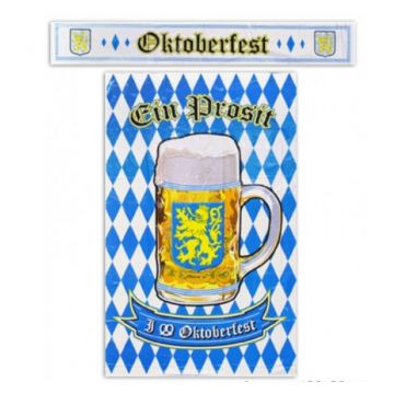 Oktoberfest versiering poster bierpul
