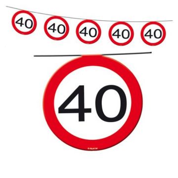 Slinger verkeersbord 40