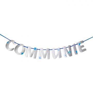 Communie slinger blauw