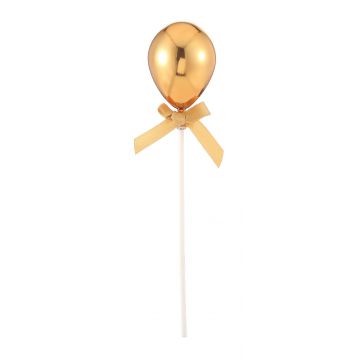 Taarttopper ballon goud