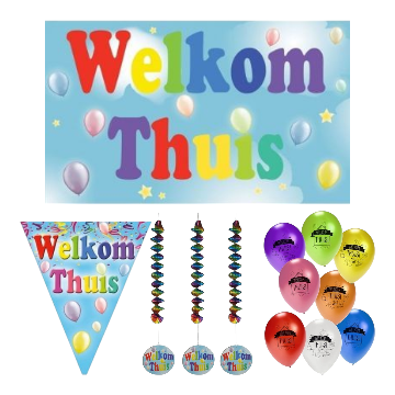Welkom Thuis feestpakket
